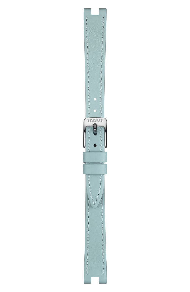 Tissot Bellissima Leather Strap Watch, 26mm, Alternate, color, Blue
