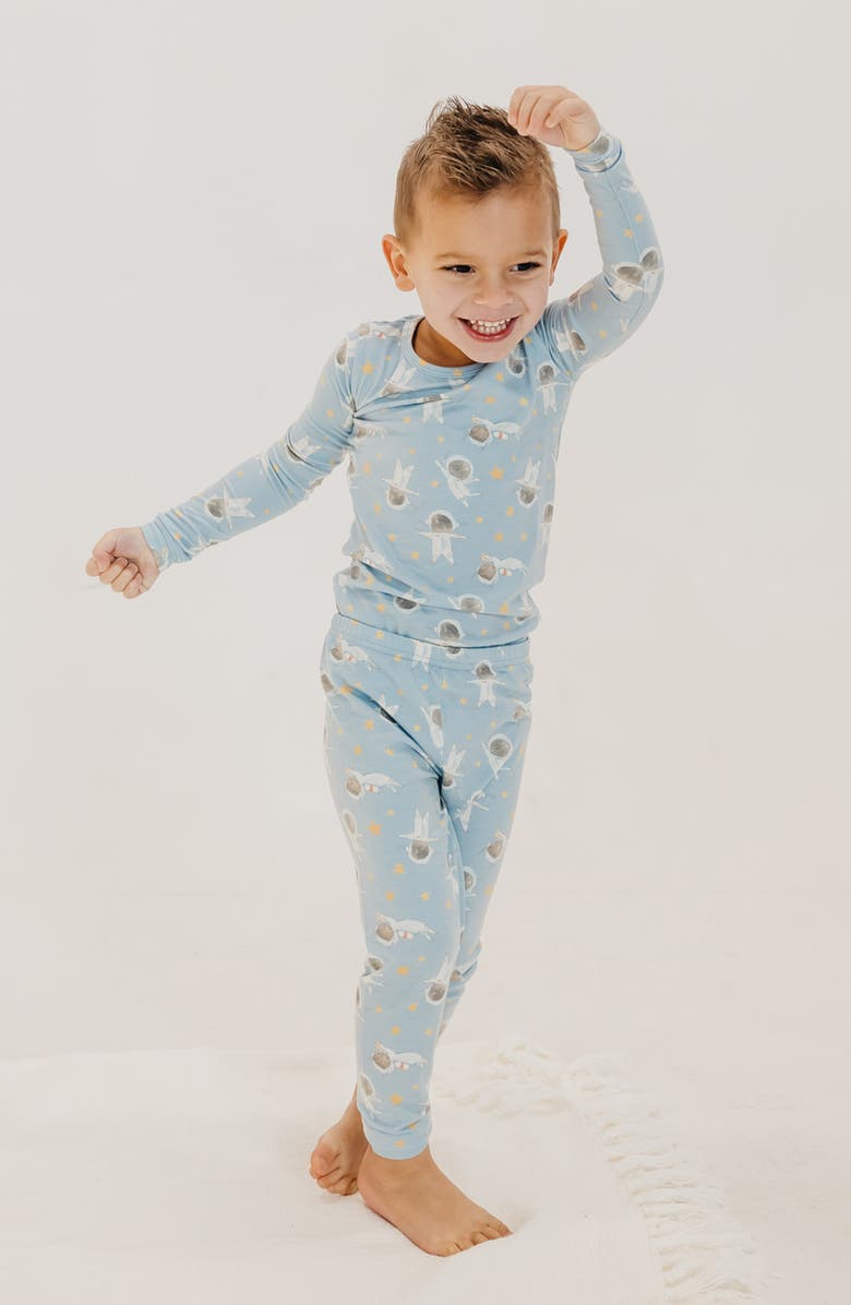 Copper Pearl Kids' Neil Fitted Long Sleeve Two-Piece Pajamas, Alternate, color, 