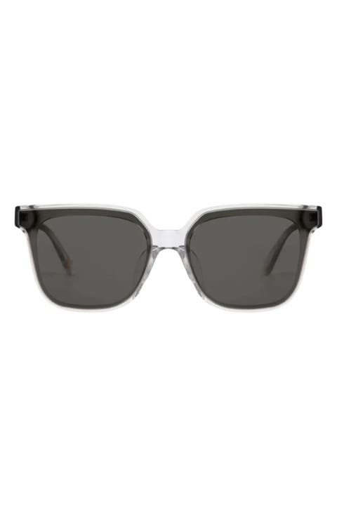 Malia 55mm Low Nose Bridge Wide Width Square Sunglasses