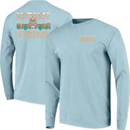 IMAGE ONE Men's Image One Light Blue Tennessee Volunteers Frosted Dreams Comfort Colors Long Sleeve T-Shirt