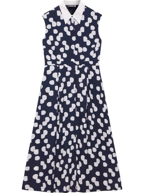 MINT VELVET MINT VELVET SPOT HALTER SHIRT MIDI DRESS