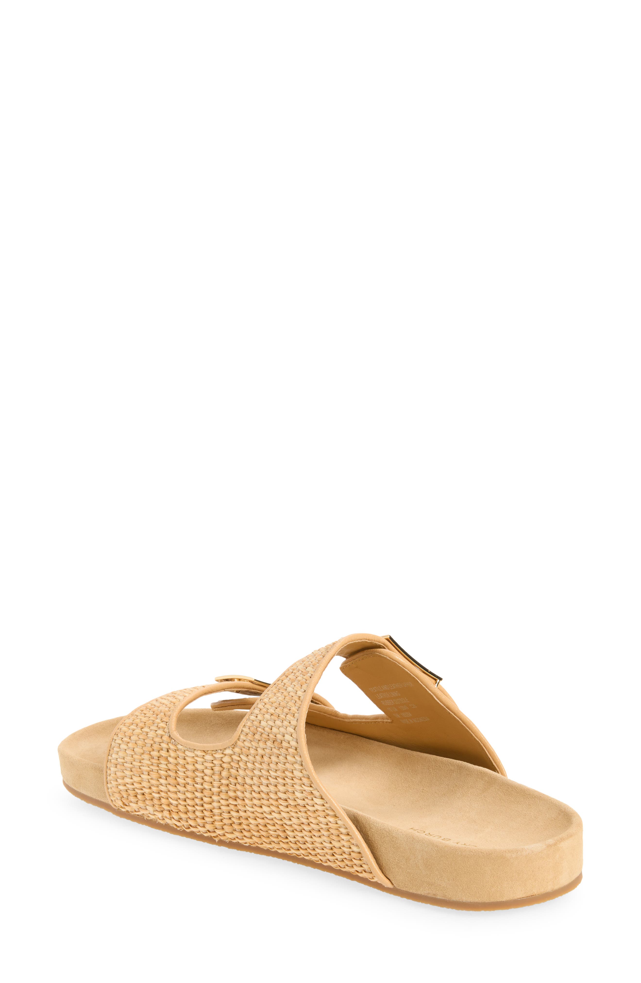 Tory Burch Mellow Slide Sandal, Alternate, color, Light Camel / Light Teak