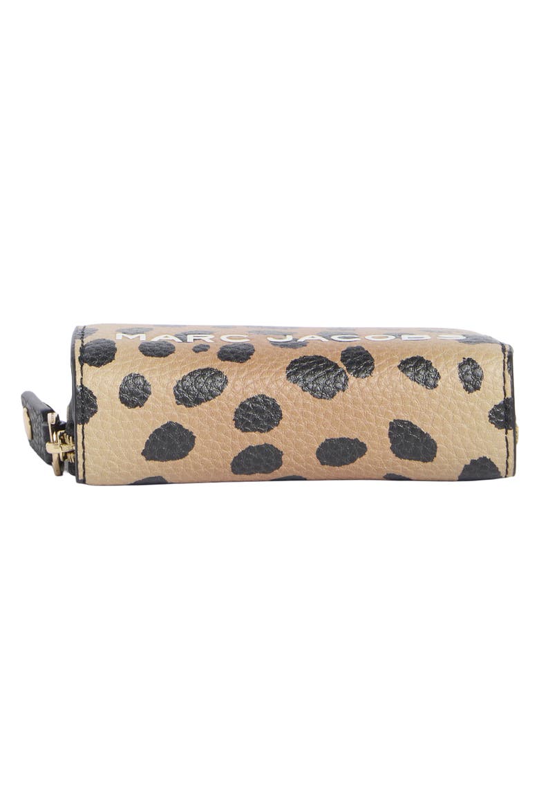 Cheetah Spot Mini SLG Compact Wallet, Alternate, color, BLACK MULTI