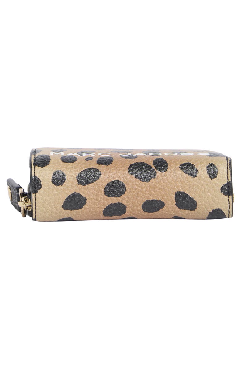 Marc Jacobs Cheetah Spot Mini SLG Compact Wallet, Alternate, color, Black Multi