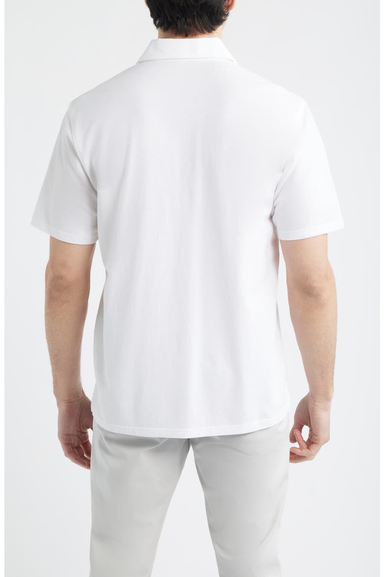 Everyday Piqué Pocket Polo, Alternate, color, WHITE