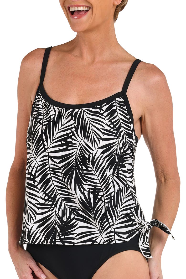 Retreat Faux Tankini One-Piece Swimsuit, Alternate, color, IVORY
