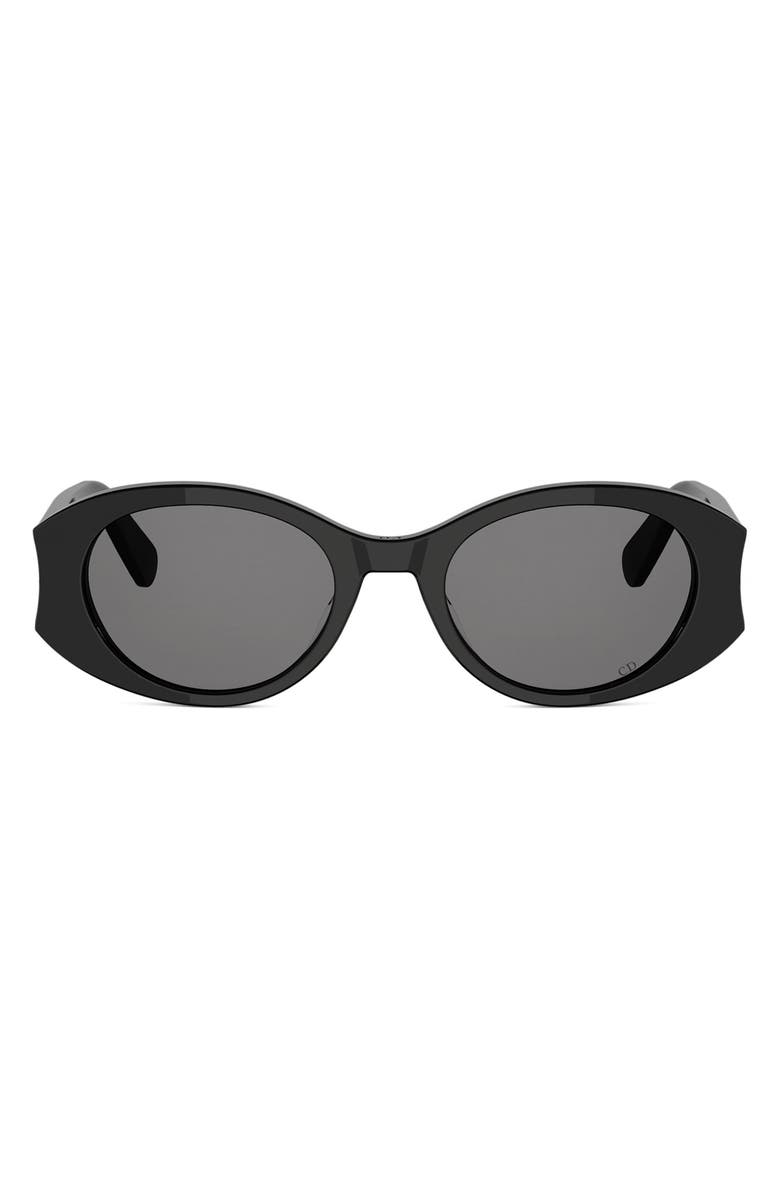 DIOR Glow B1I 51mm Oval Sunglasses, Main, color, 