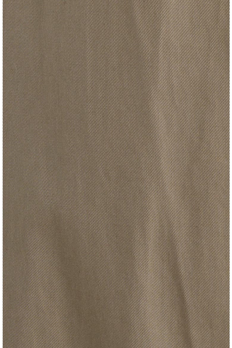 High Neck Cotton Gabardine Trench Coat, Alternate, color, SOFTEN BROWN