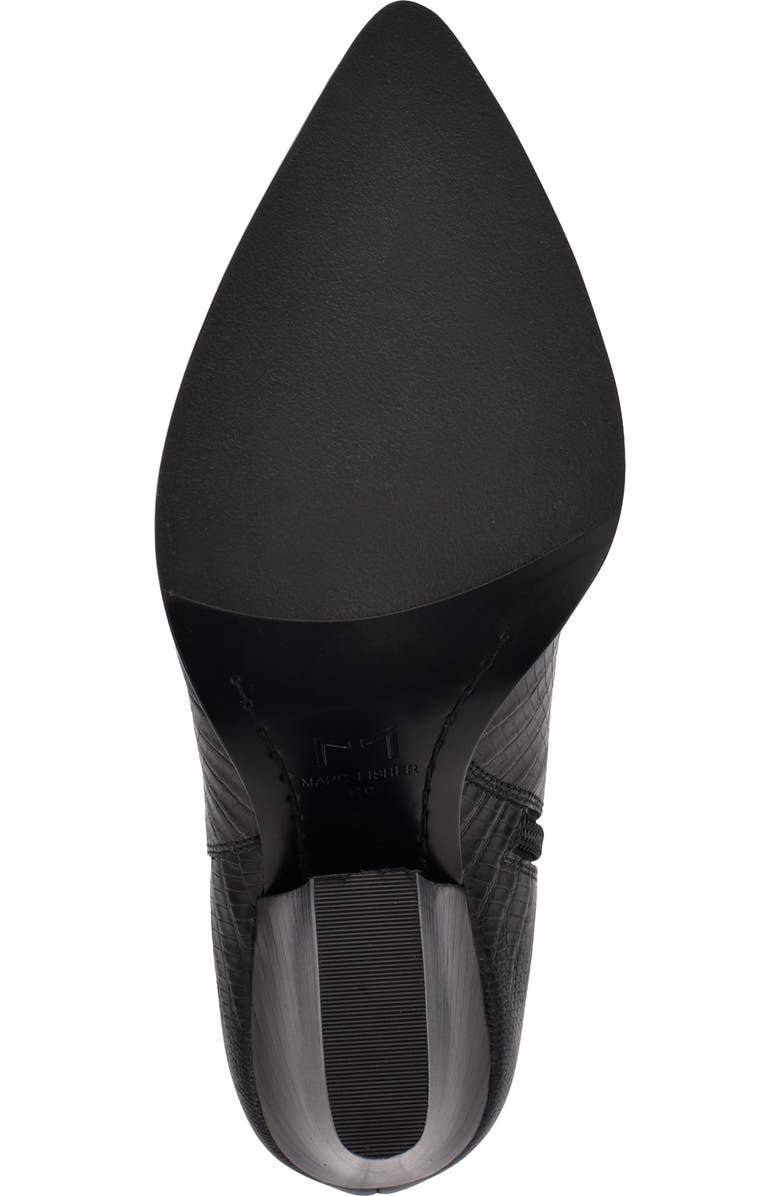 Marc Fisher LTD Mariel Croc Embossed Bootie, Alternate, color,