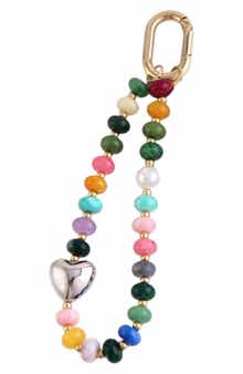 MacRae & Co. Rainbow Love Beaded Bag Charm