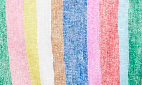 BODEN BODEN CLEO STRIPE LONG SLEEVE LINEN SHIFT