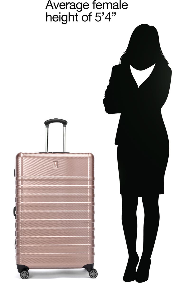 TRAVELPRO Rollmaster<sup>™</sup> Lite 28-Inch Expandable Hardside Spinner Luggage, Alternate, color, Rose Carbon Fiber