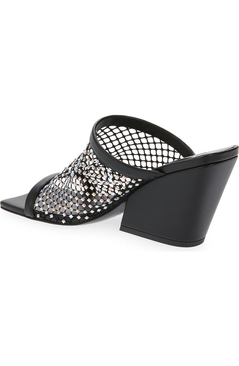 Stella McCartney Crystal Mesh Slide Sandal, Alternate, color,