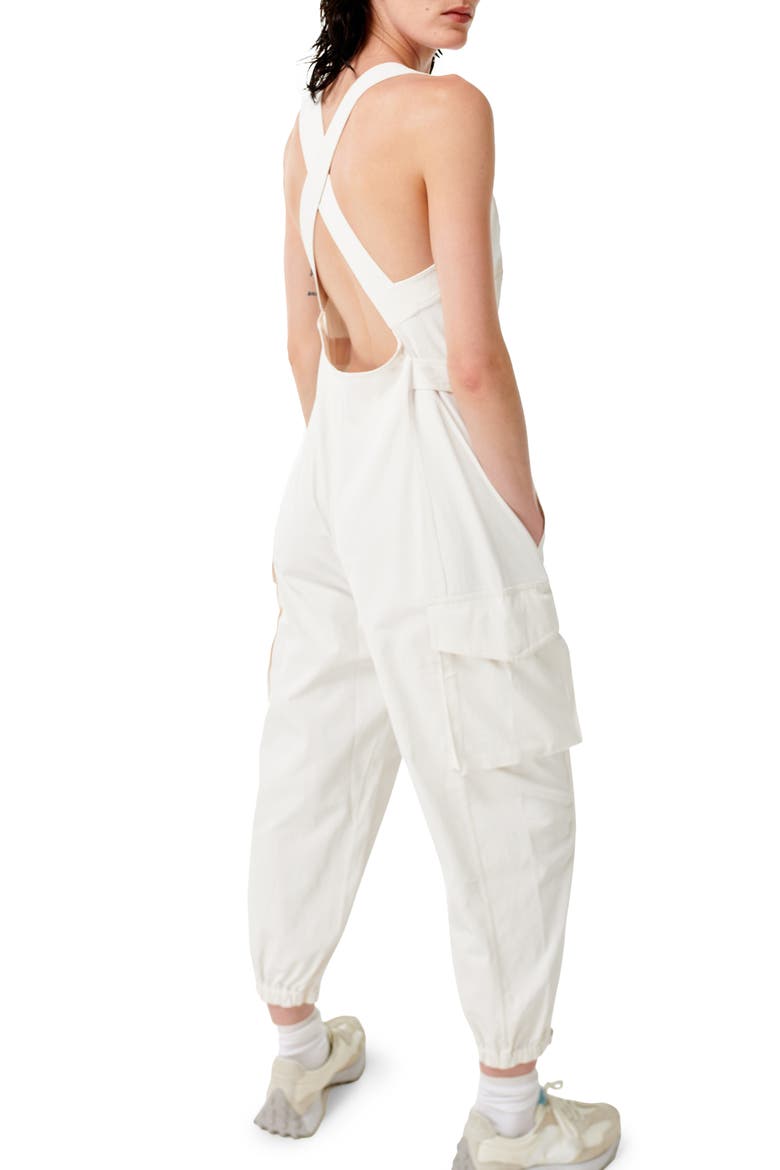 Utility Open Back Jumpsuit, Alternate, color, CHALK WHITE