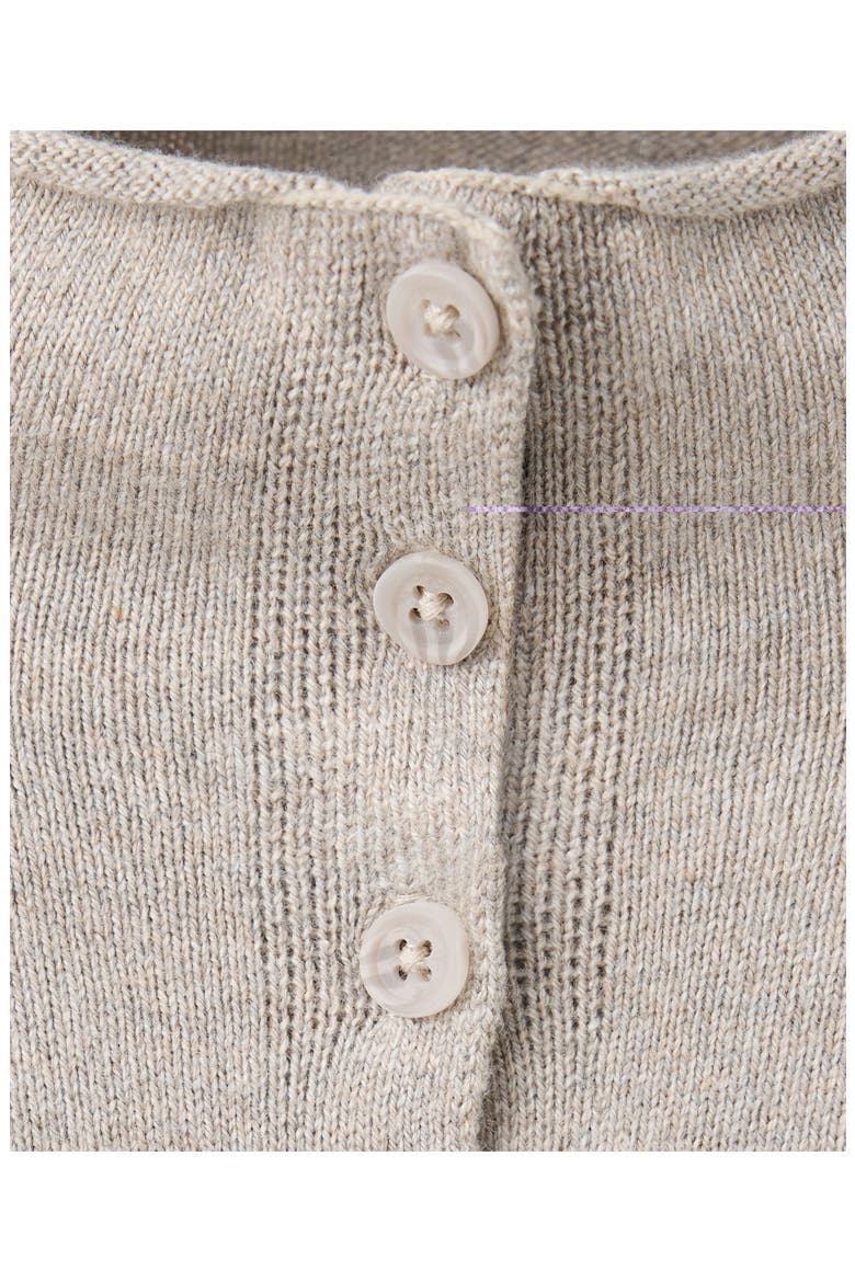 Perkins Collar Cardigan, Alternate, color, MEDIUM BROWN