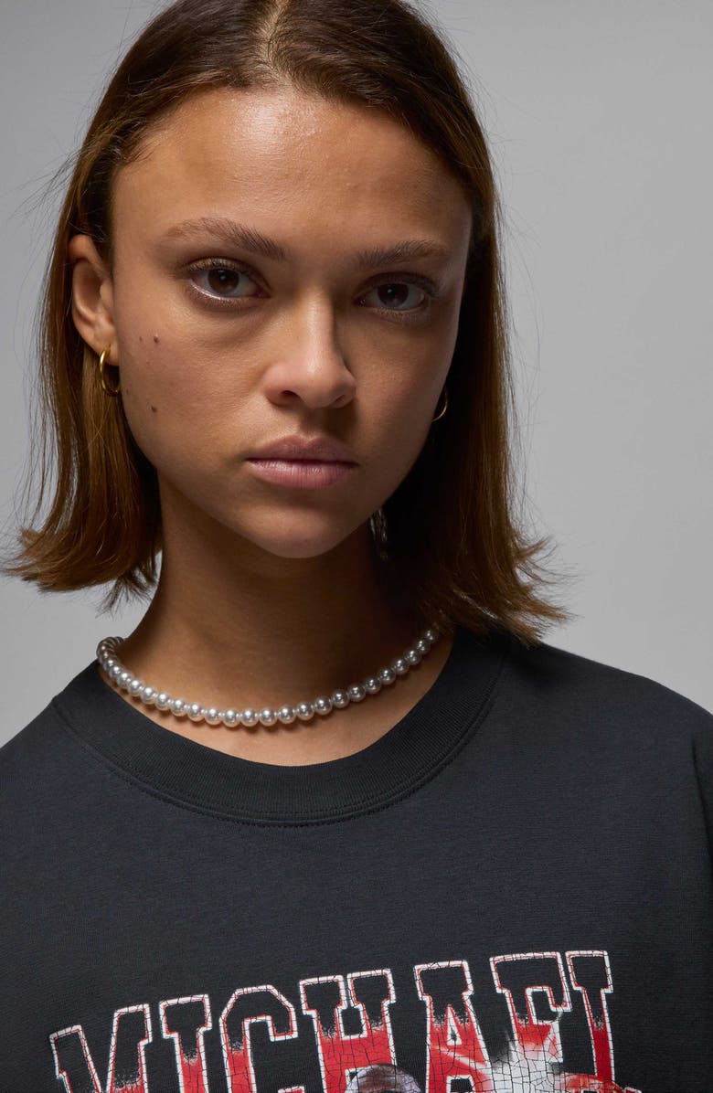 Jordan Oversize Mixtape Graphic T-Shirt, Alternate, color, Off Noir