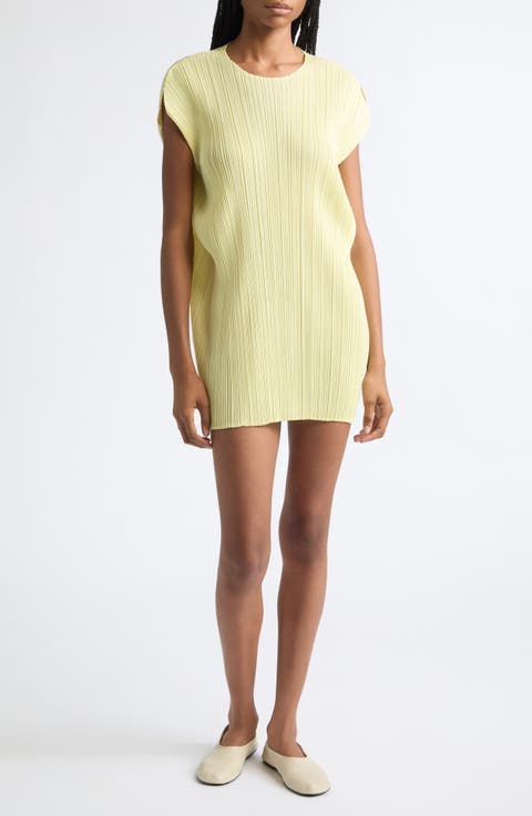 Monthly Colors July Pleated Dress