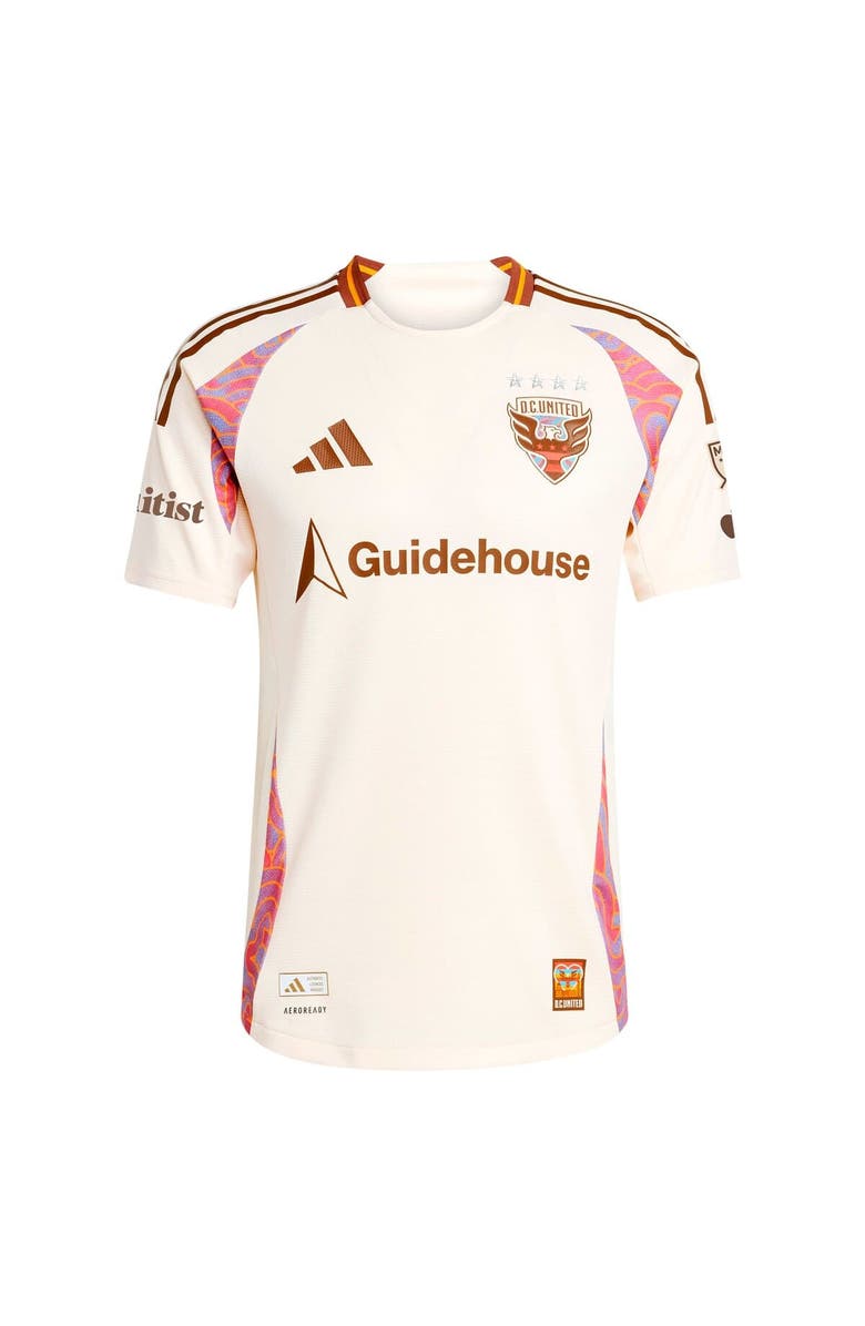 adidas Men's adidas Christian Benteke Natural D.C. United 2025 The Soul Kit Authentic Player Jersey, Alternate, color,