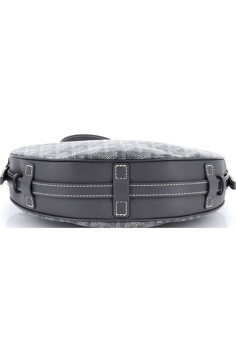 Pre-Owned Goyard Hirondelle Shoulder Bag Coated Canvas and Leather, Alternate, color, Gray