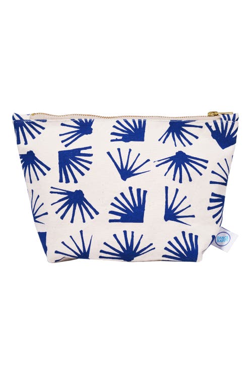 Dance Happy Ginkgo Cosmetic Bag In Navy
