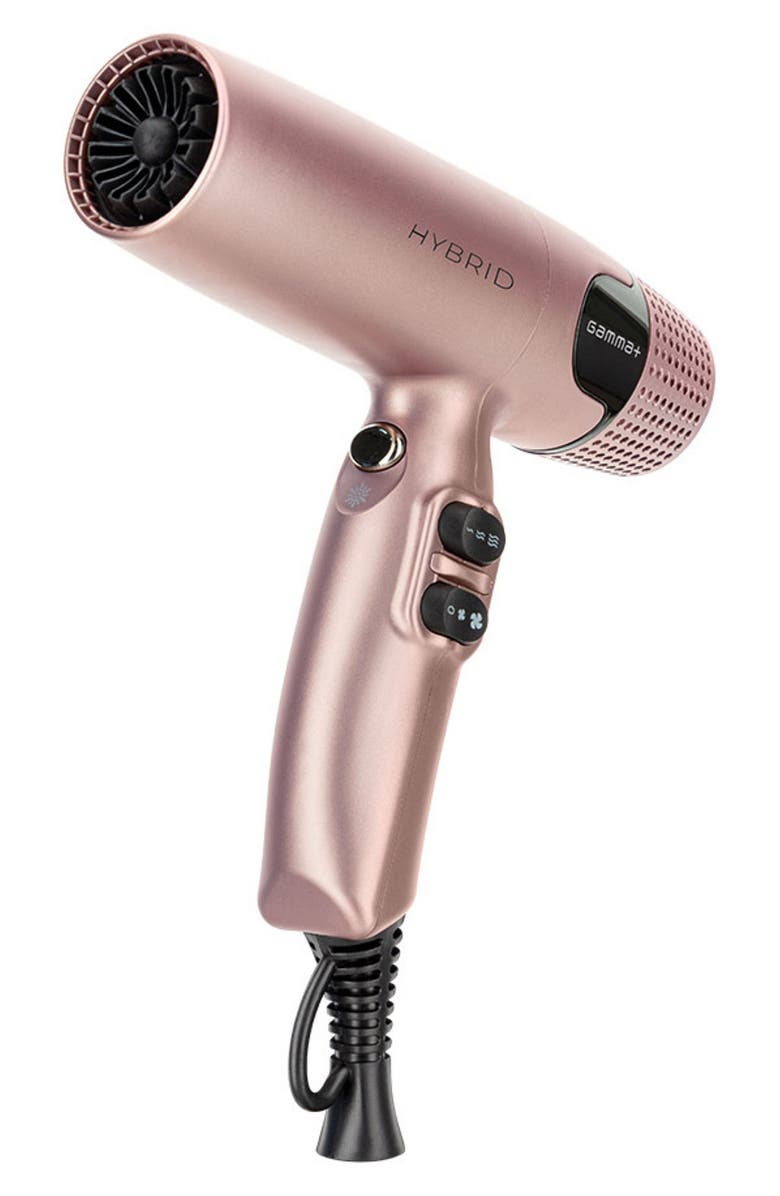 GAMMA+ Hybrid Hair Dryer, Main, color, Rose Gold