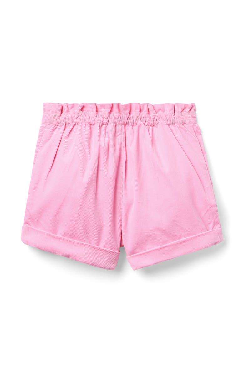 Janie and Jack Corduroy Ruffle Short, Alternate, color, Pink
