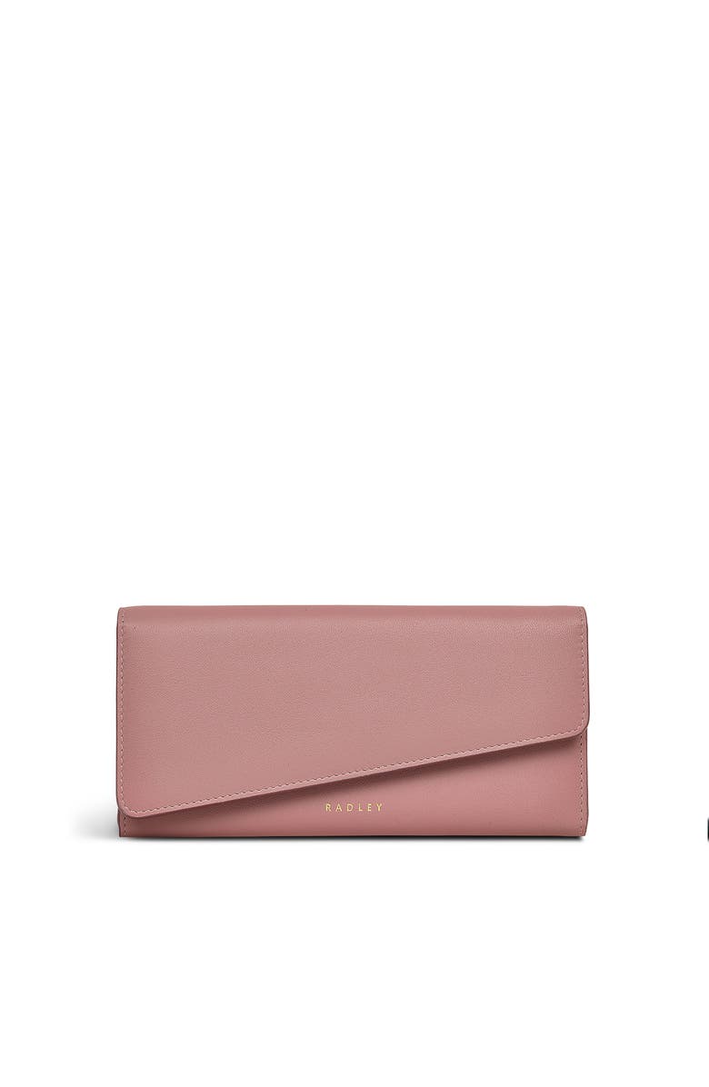 Radley The Kensal Large Flapover Wallet, Main, color, French Rose