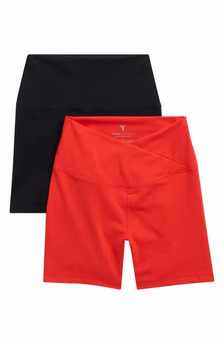 YOGALICIOUS Pack of 2 Lux Crossover Front Bike Shorts