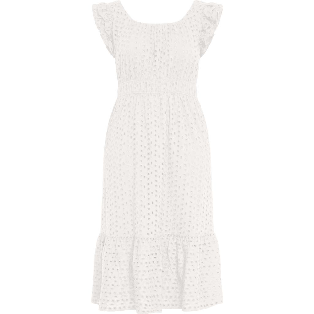 City Chic Sweet Broderie Anglaise Maxi Dress