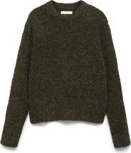 MANGO Bouclé Sweater