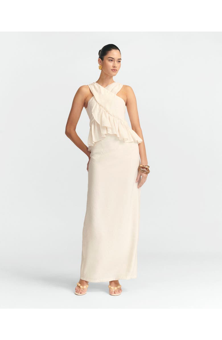 ST MRLO Aloe Maxi Dress, Alternate, color, Cream