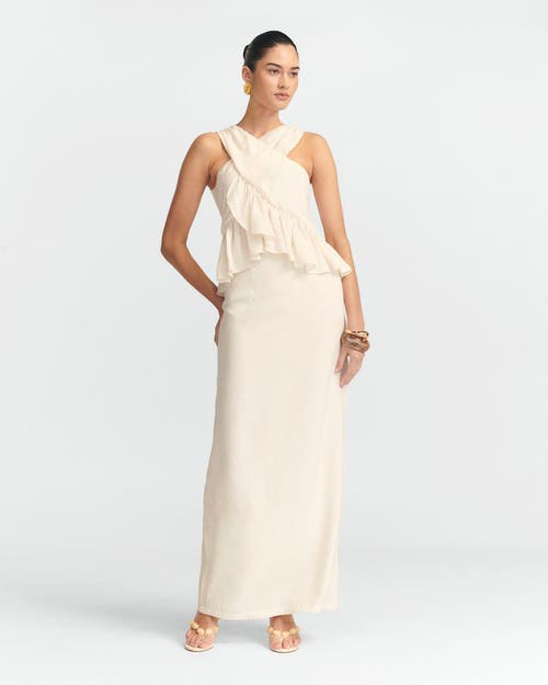 St Mrlo Aloe Maxi Dress In White
