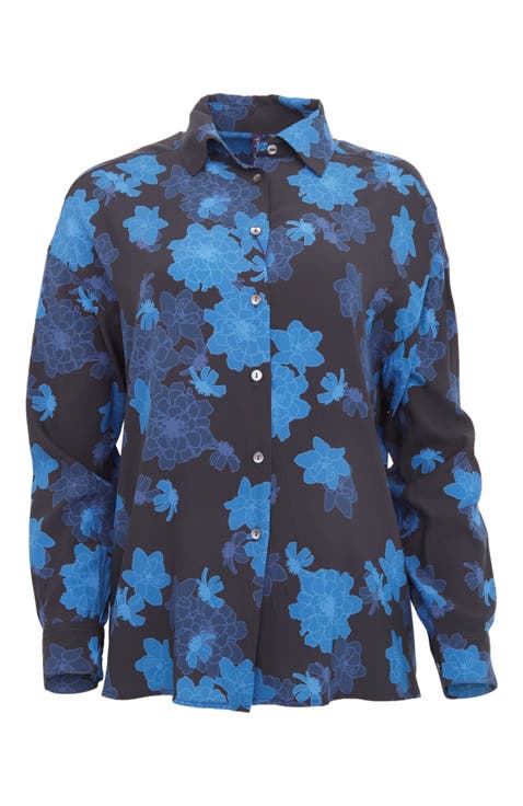 Sophie Silk Oversized Blouse
