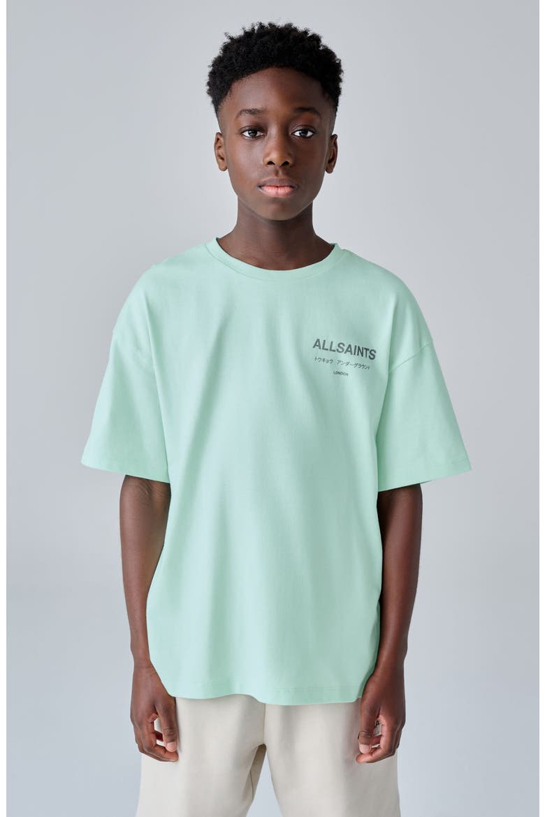 Kids' Underground Graphic T-Shirt, Alternate, color, GREEN