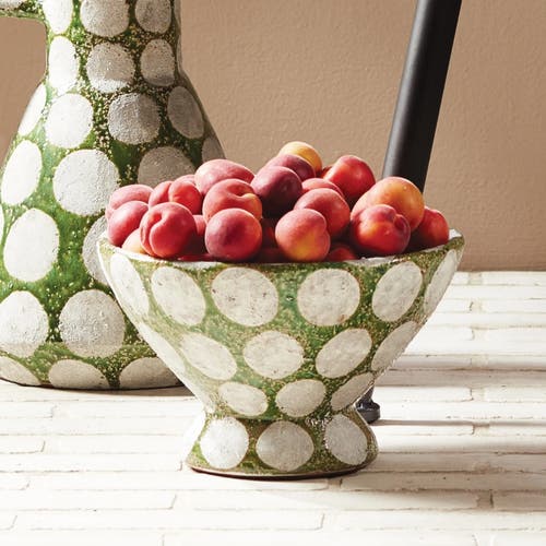 Napa Home & Garden Kiley Footed Bowl In Green