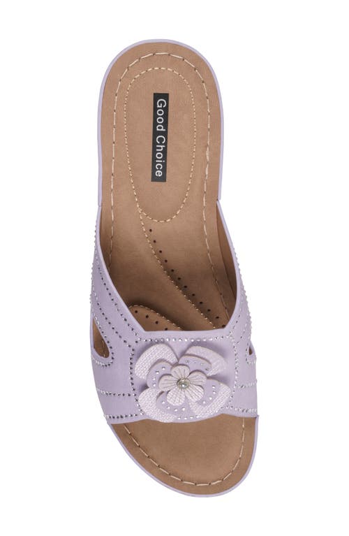Gc Shoes Fiora Wedge Sandal In Lilac