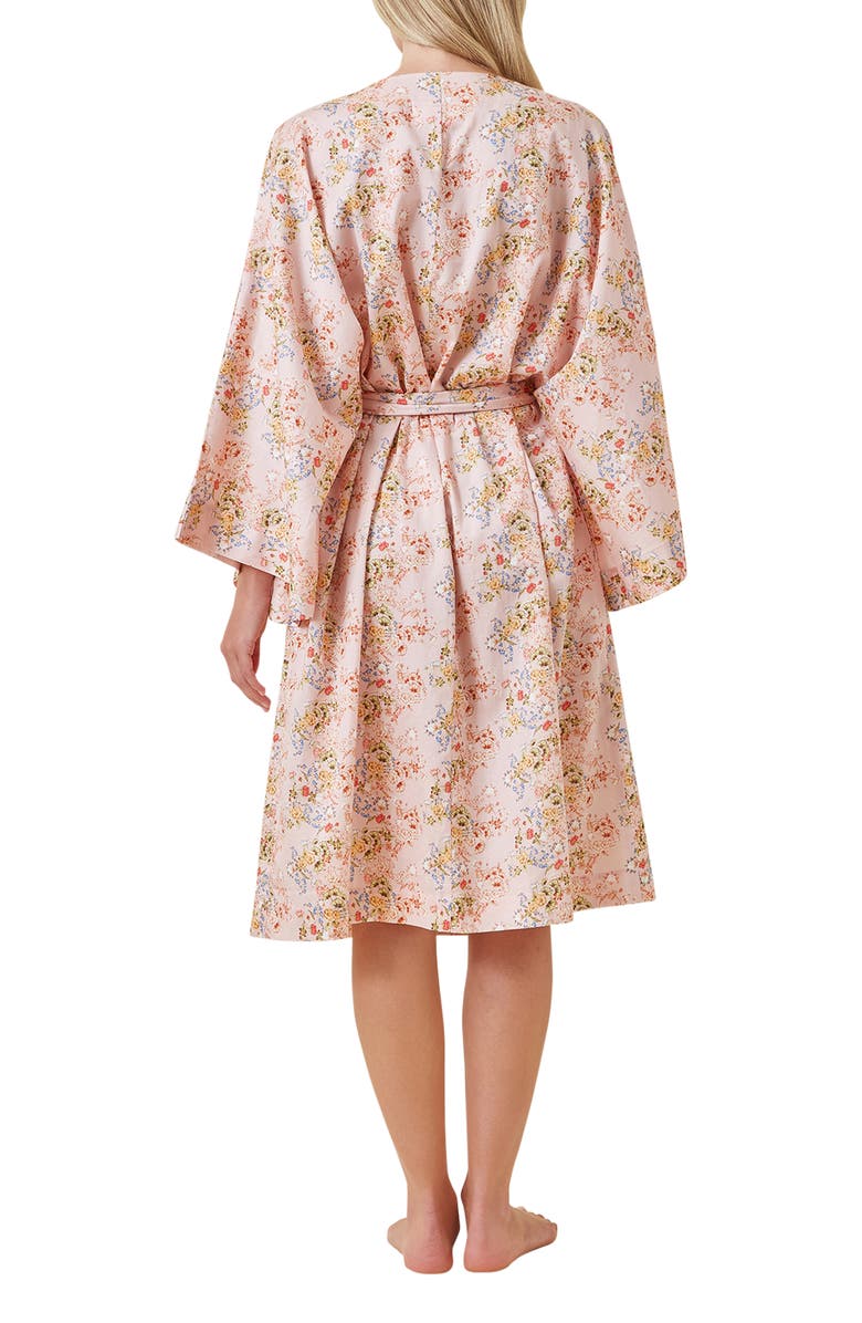 Papinelle Molly Cotton Sateen Midi Robe, Alternate, color, Pink