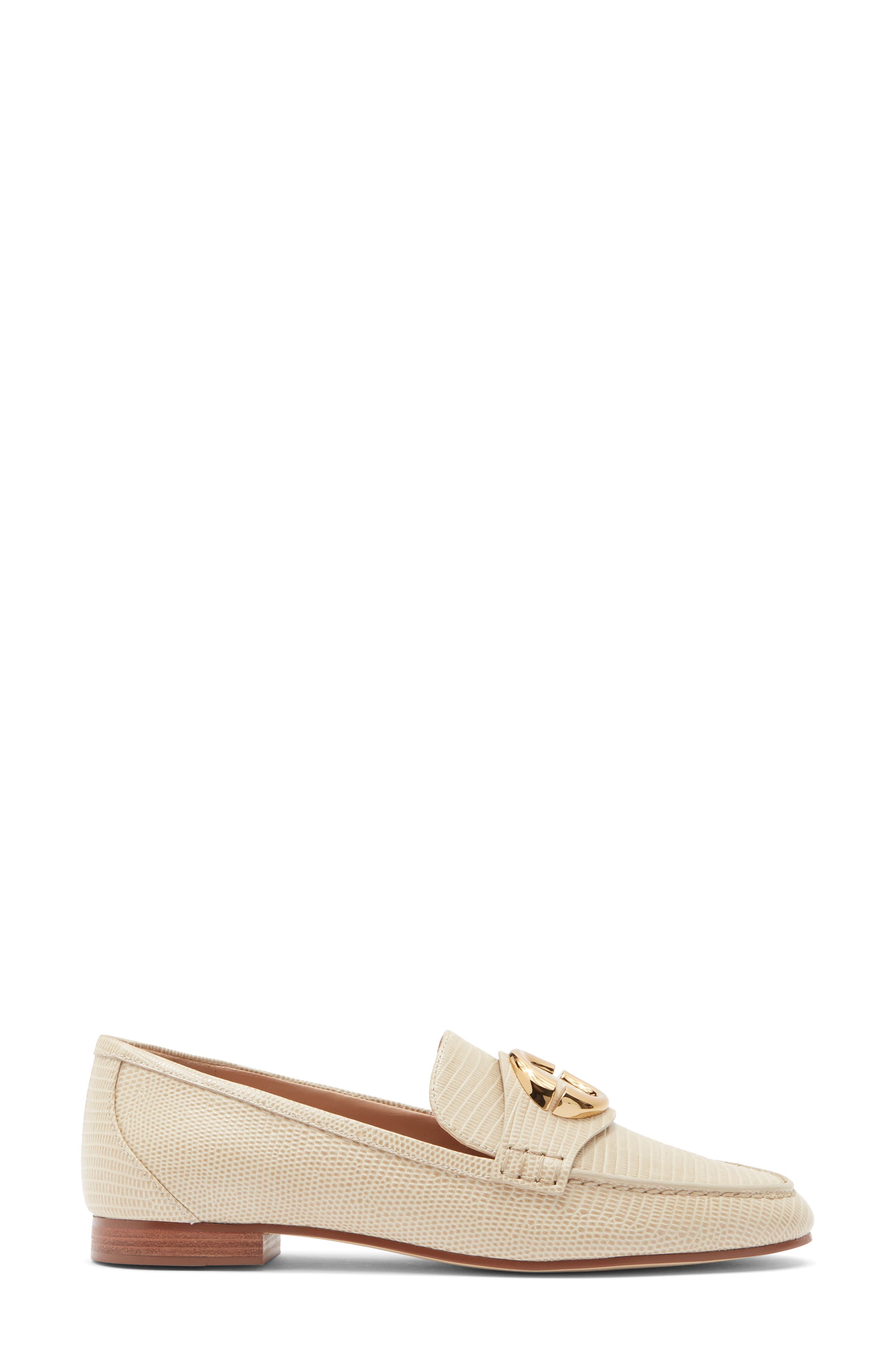 Skylar Loafer, Alternate, color, OAT LIZARD PRT LEATHER