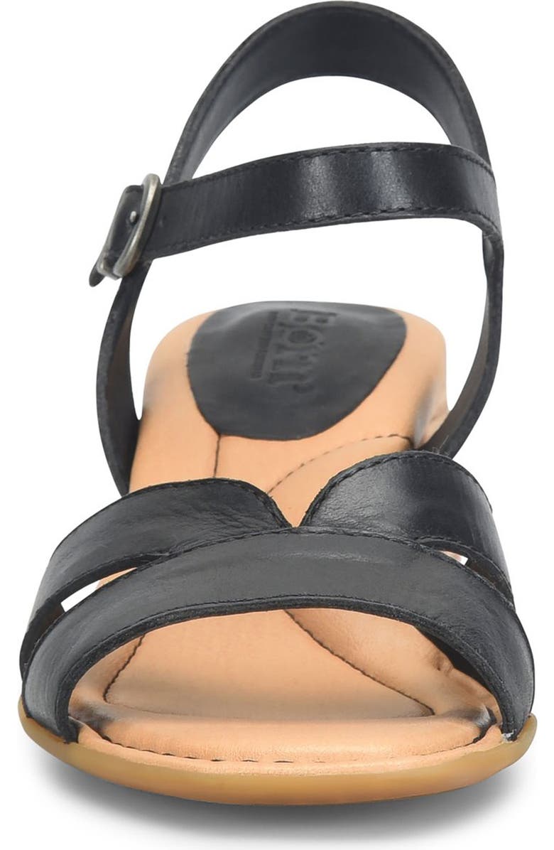 Børn Sadie Ankle Strap Sandal, Alternate, color, Black Leather