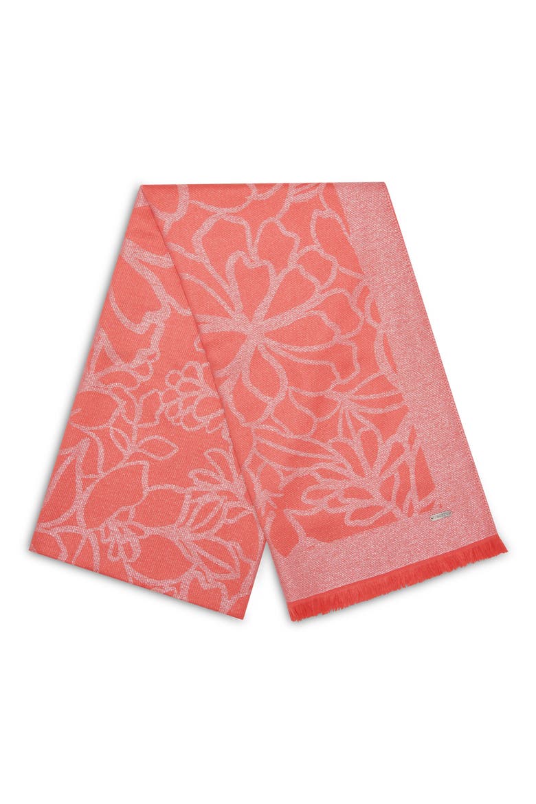 Metallic Floral Wrap, Alternate, color, PORCELAIN ROSE