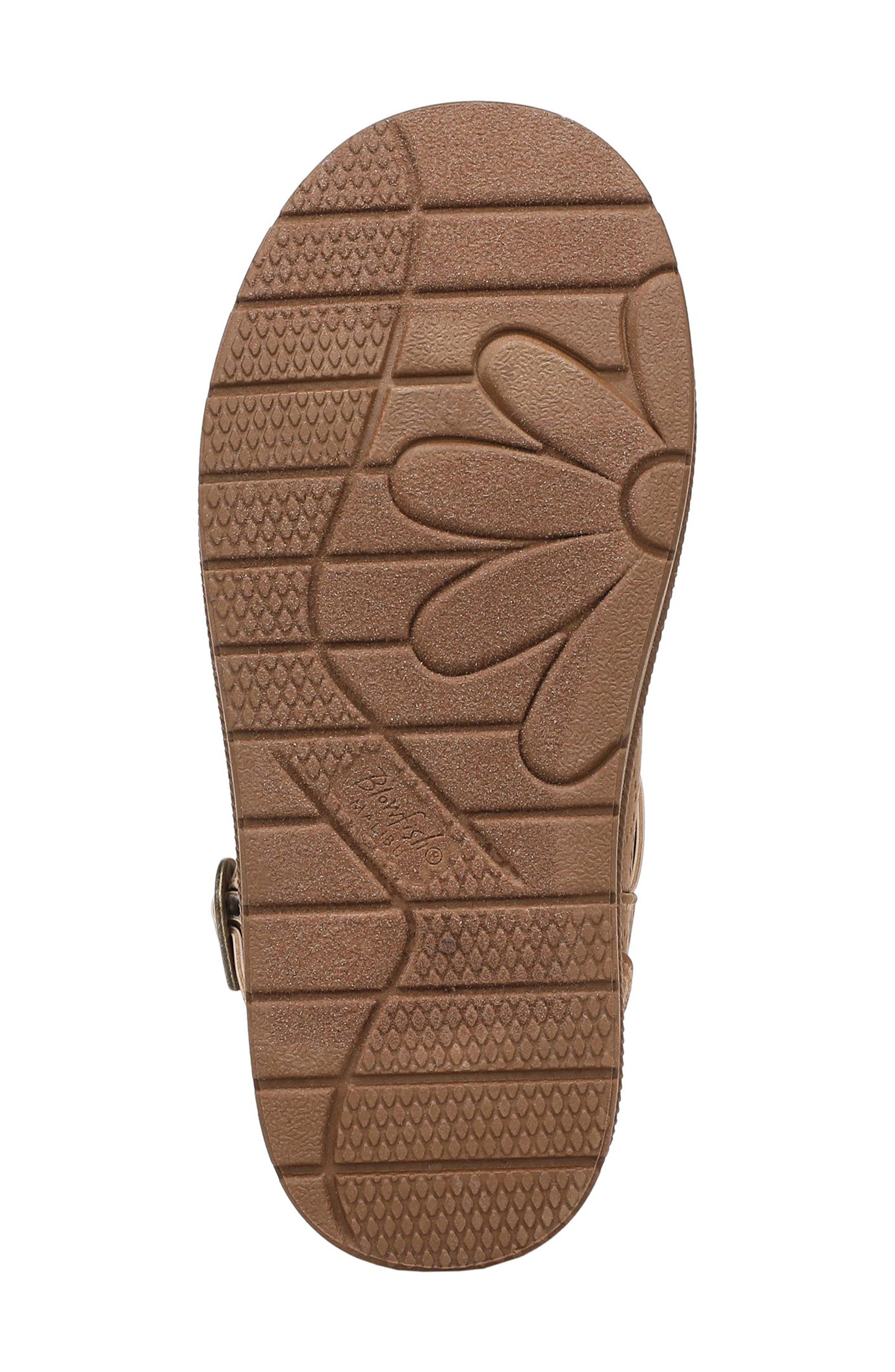 Kids' Perforated Heart Ankle Boot, Alternate, color, TAN FAUX LEATHER