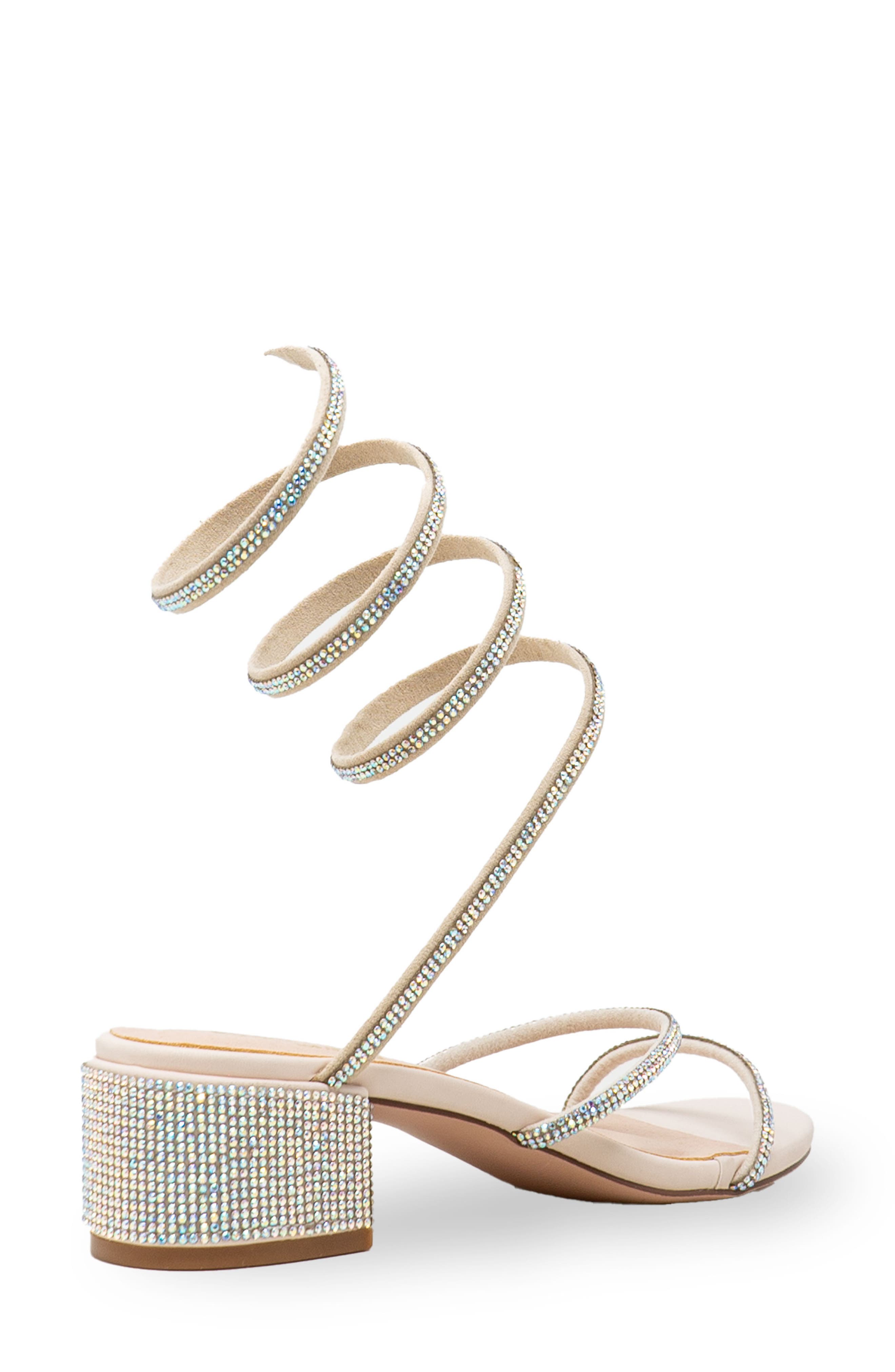 CHASE AND CHLOE Ankle Coil Sandal (Women) | Nordstromrack