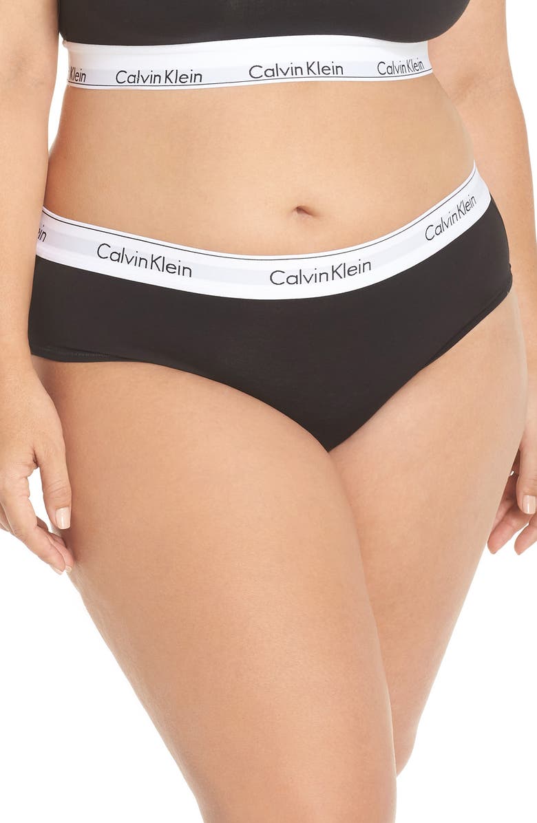 Calvin Klein Modern Cotton Blend Hipster Briefs, Main, color,
