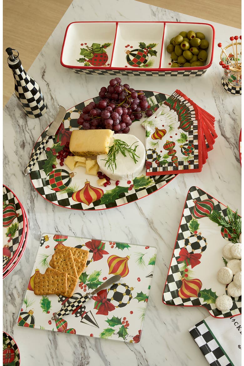 Deck the Halls Serving Platter, Alternate, color, MULTI