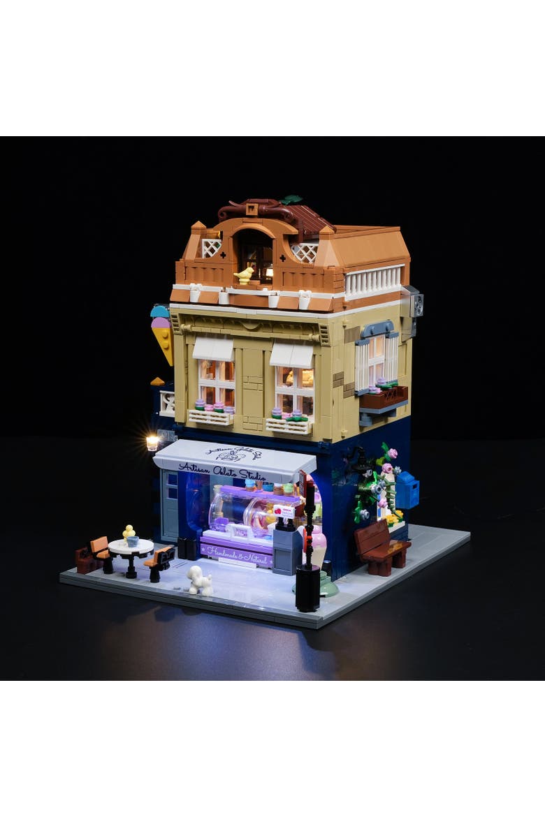 Gelato Store Lighting Building Set Model CT1948G, Alternate, color, Multicolor
