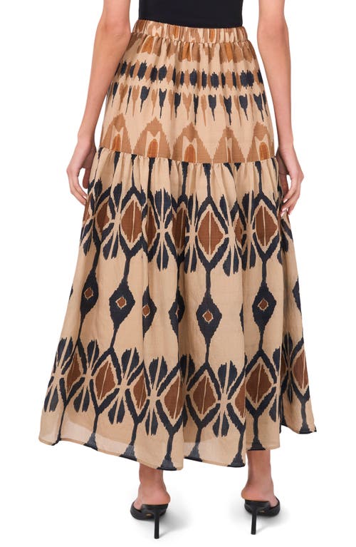 HALOGEN HALOGEN® GEO PRINT FULL MAXI SKIRT