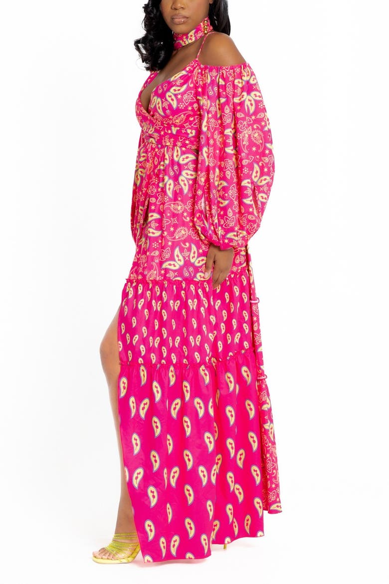 Persephone Wrap Dress, Alternate, color, Pink