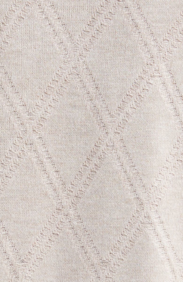 Ted Baker London Ventar Diagonal Diamond Polo Sweater, Alternate, color,