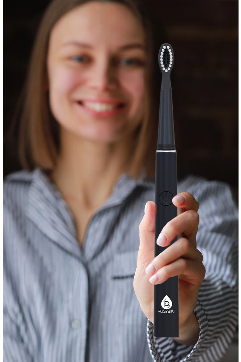 USB Rechargeable Sonic Toothbrush, Alternate, color, BLACK