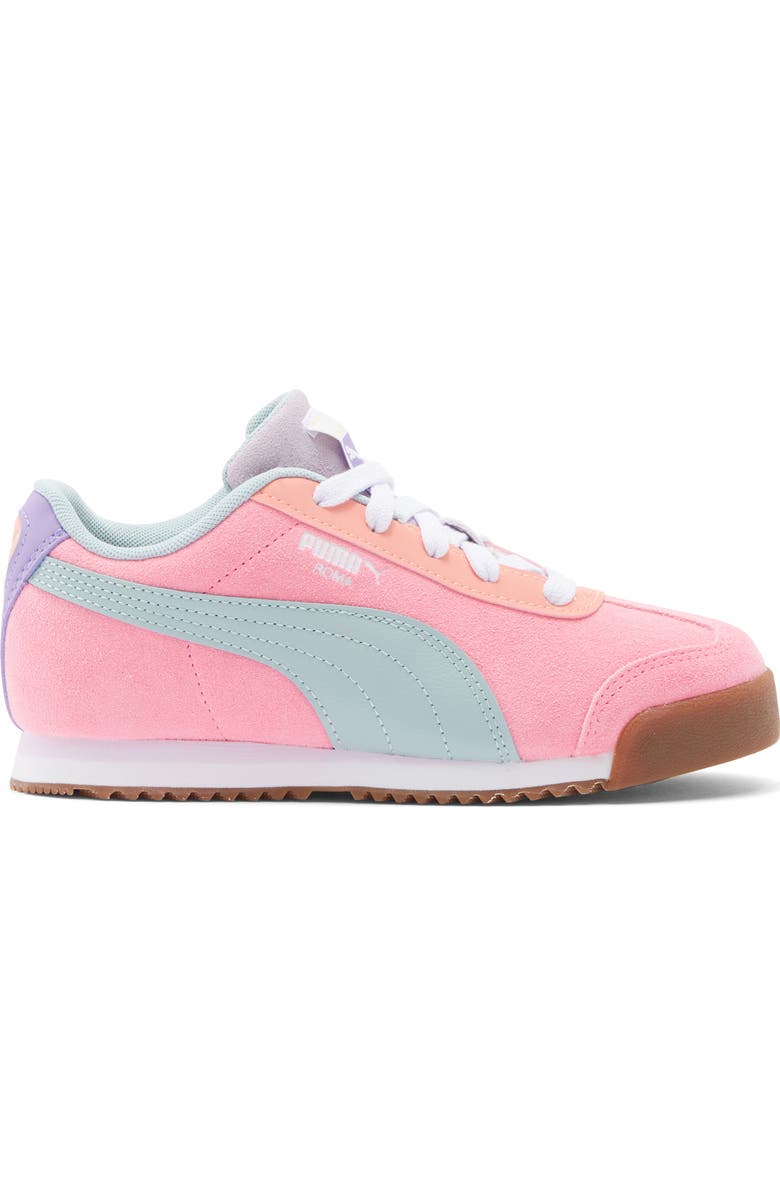 PUMA Kids' Roma 24 Colorblock Sneaker, Alternate, color, Sun Struck/ Mint/ Lavender